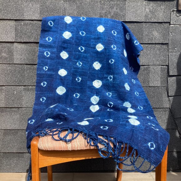 Scarf - Japanese Indigo - Latre Art and Style - Picture 4 of 5